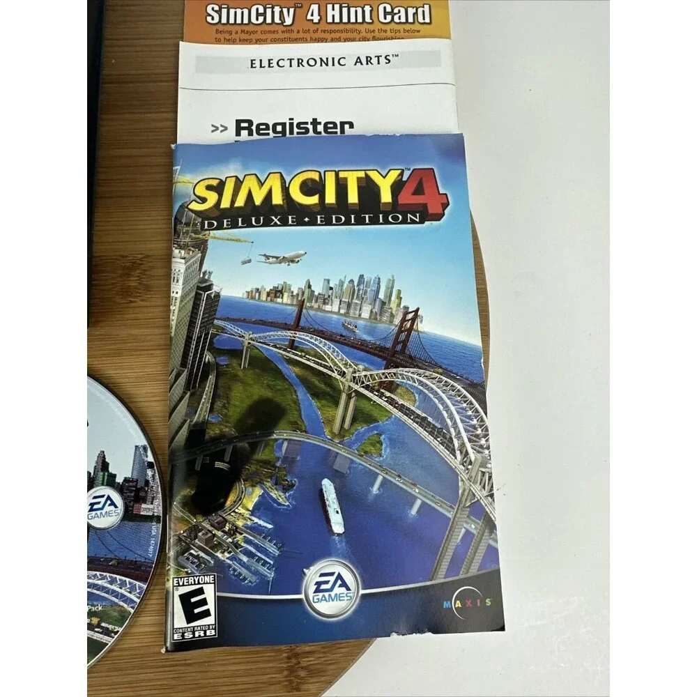 SimCity 4: Deluxe Edition. EA, PC / Windows,‎ 2003. CD-ROMs.